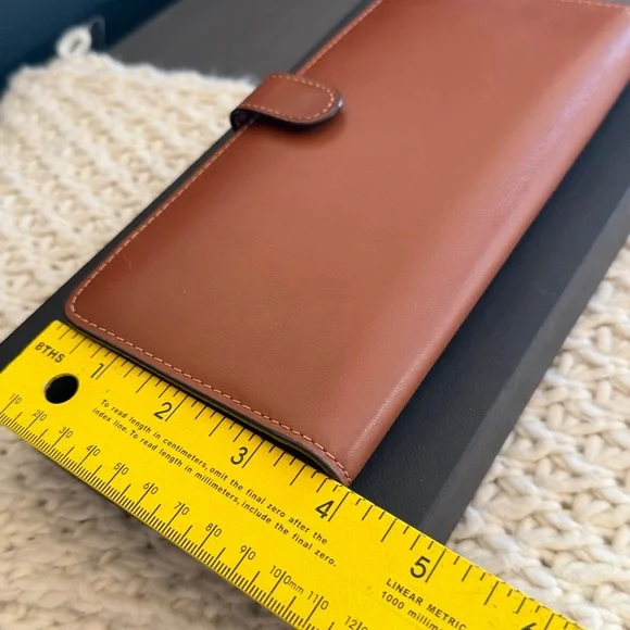 Coach Tan Leather Zip Wallet - Picture 6 of 6